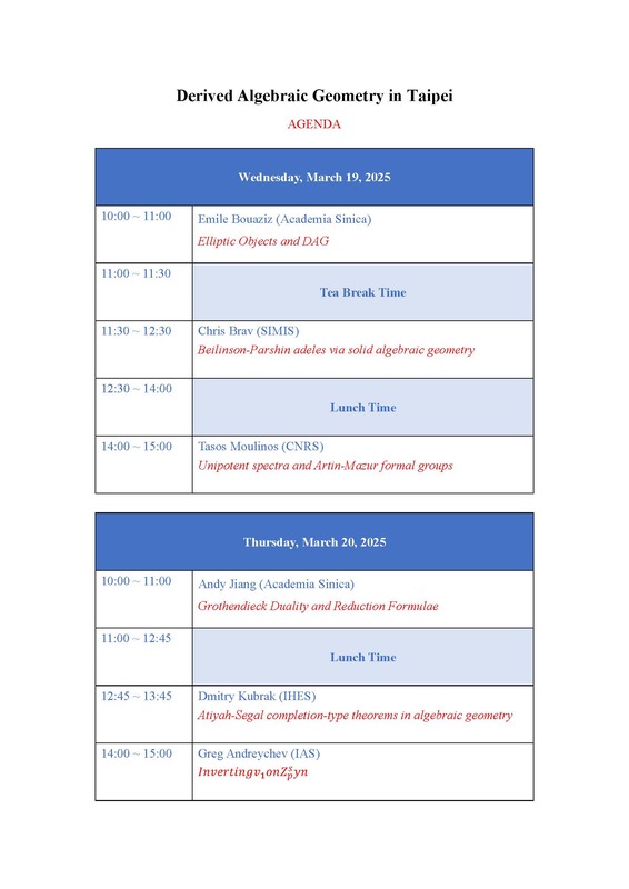 agenda